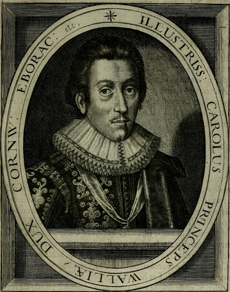 An illustration from Princelyck cabinet : verthoonende t'leven afcomste ende afbeeldingen der voornaemste vorste[n], princen, graven en heeren van Europa jegenwoordig regierende : mitsgaders beschrijvinge vanden staet, landen, rijckdommen ende incomsten der selver ..., 1625, leaf 32