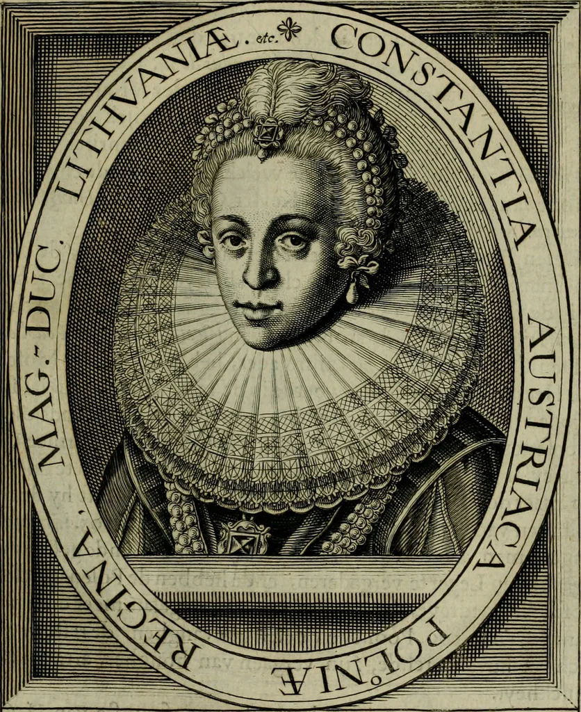 An illustration from Princelyck cabinet : verthoonende t'leven afcomste ende afbeeldingen der voornaemste vorste[n], princen, graven en heeren van Europa jegenwoordig regierende : mitsgaders beschrijvinge vanden staet, landen, rijckdommen ende incomsten der selver ..., 1625, leaf 44