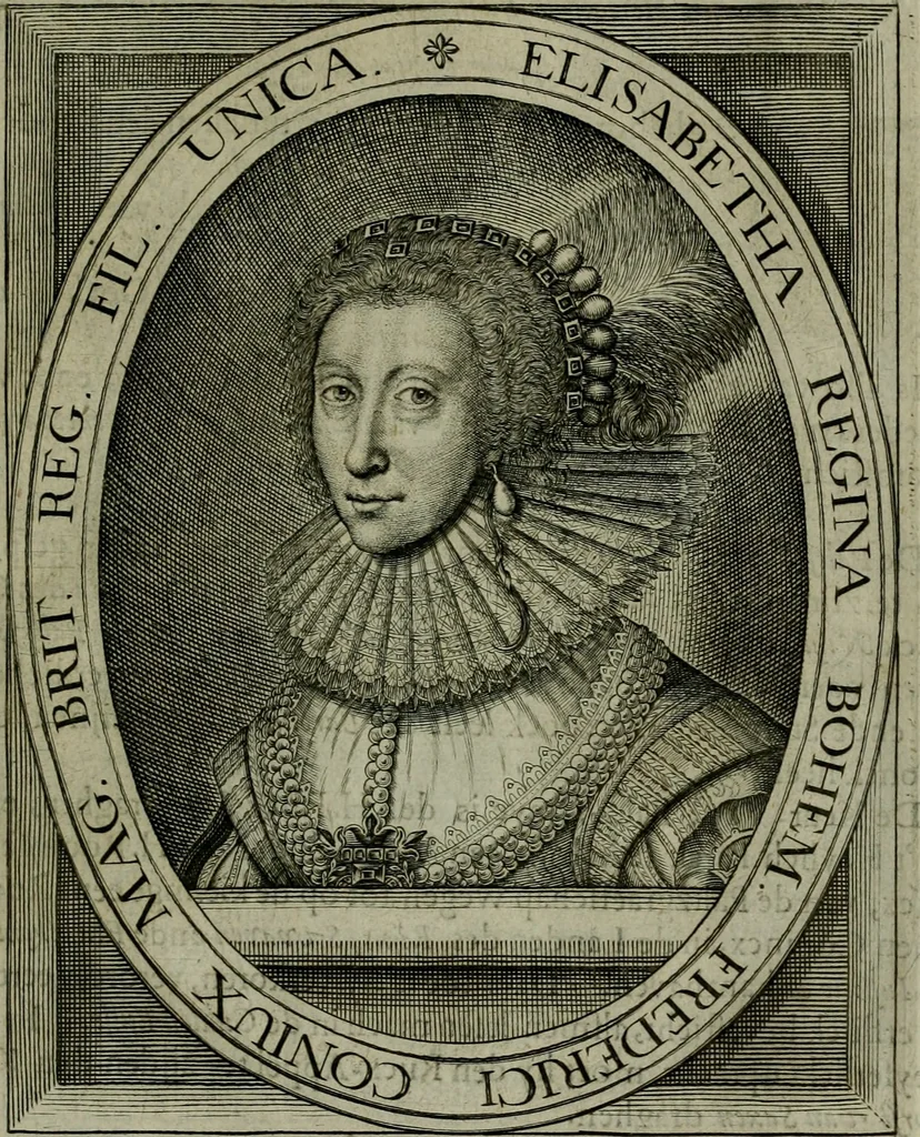An illustration from Princelyck cabinet : verthoonende t'leven afcomste ende afbeeldingen der voornaemste vorste[n], princen, graven en heeren van Europa jegenwoordig regierende : mitsgaders beschrijvinge vanden staet, landen, rijckdommen ende incomsten der selver ..., 1625, leaf 50