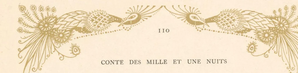 An illustration from La Princesse Badourah : conte des Mille et une nuits, 1914, leaf 168