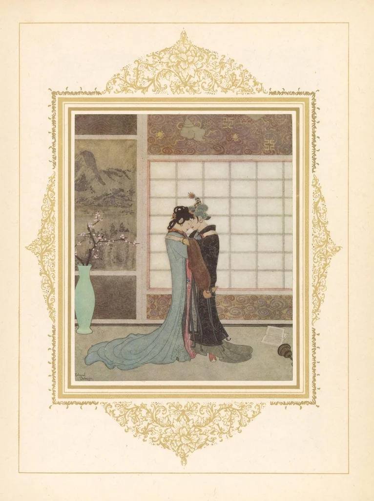 An illustration from La Princesse Badourah : conte des Mille et une nuits, 1914, leaf 47