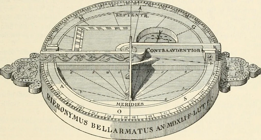 An illustration from Principal facts of the earth's magnetism and methods of determining the true meridian and the magnetic declination. Reprinted from the United States magnetic declination tables and isogonic charts for 1902, 1909, leaf 28