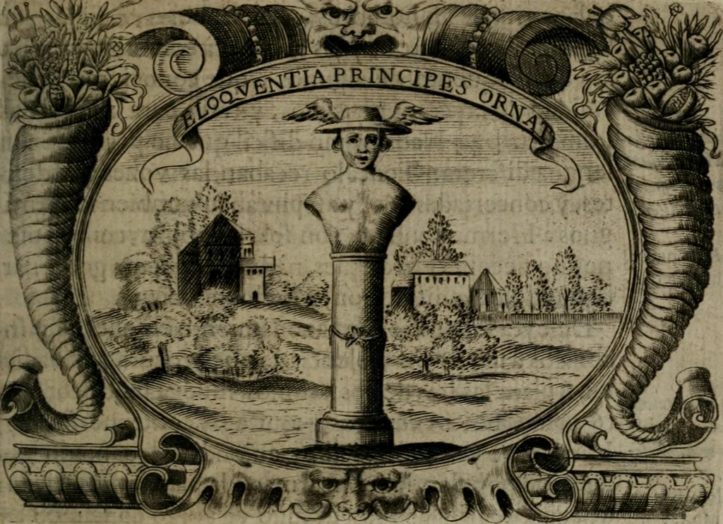 An illustration from Principe perfecto y ministros aiustados : documentos politicos, y morales en emblemas, 1662, leaf 150