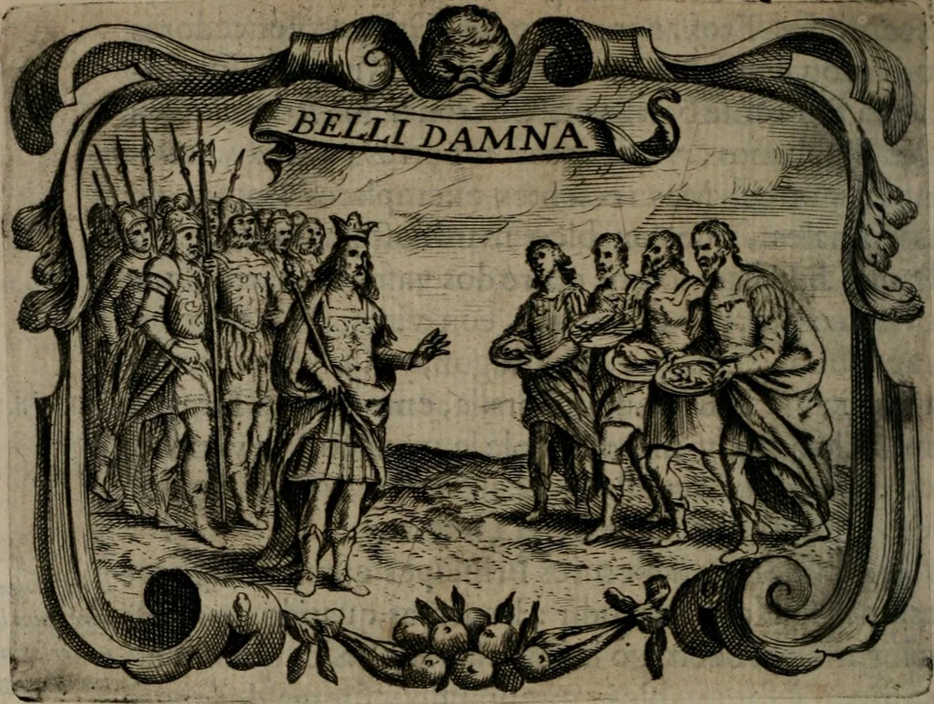 An illustration from Principe perfecto y ministros aiustados : documentos politicos, y morales en emblemas, 1662, leaf 253