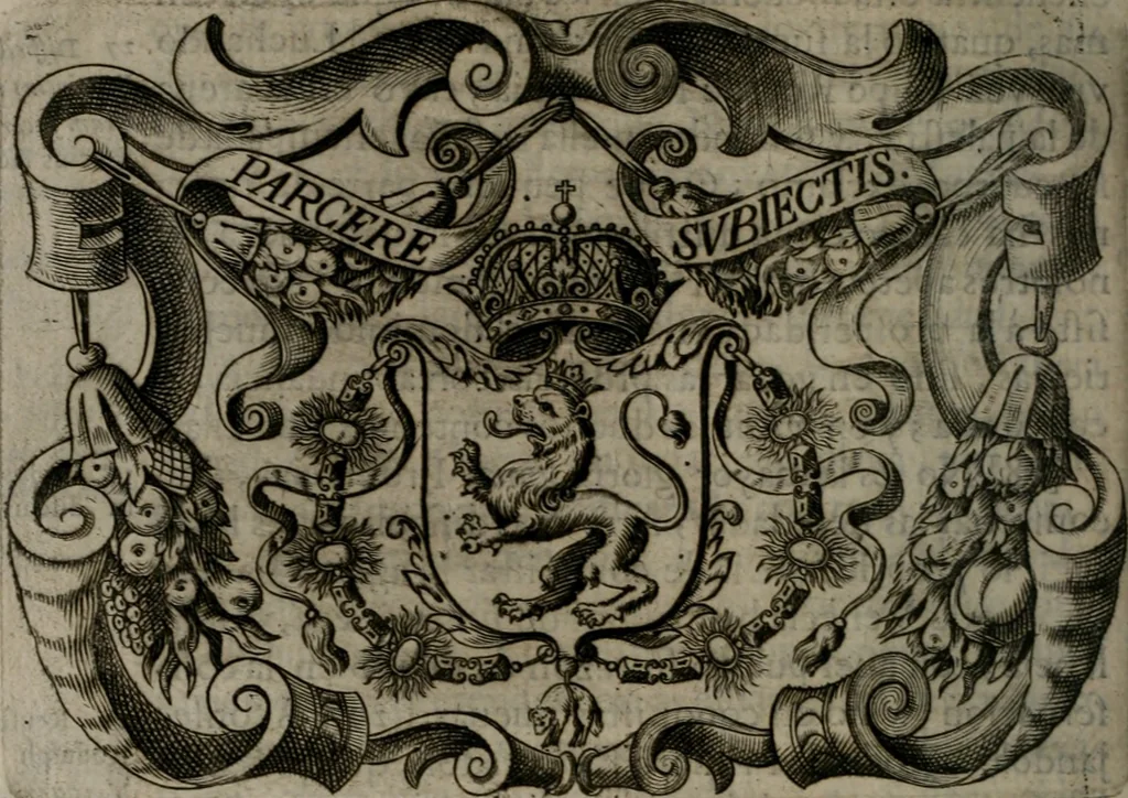 An illustration from Principe perfecto y ministros aiustados : documentos politicos, y morales en emblemas, 1662, leaf 267
