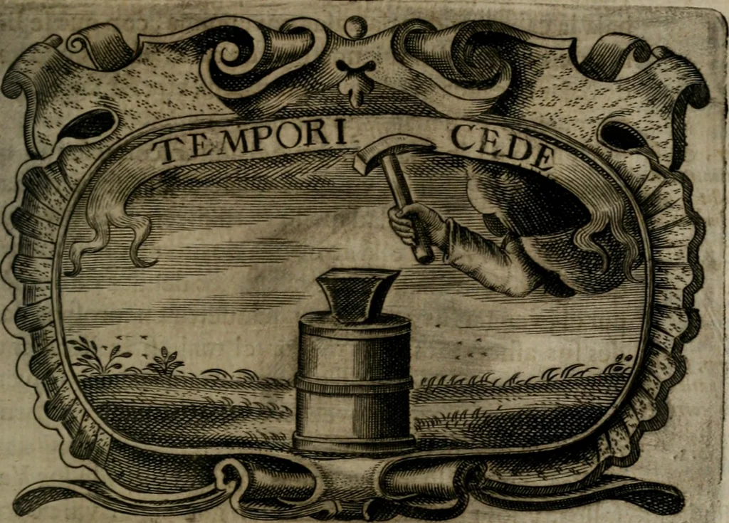 An illustration from Principe perfecto y ministros aiustados : documentos politicos, y morales en emblemas, 1662, leaf 314