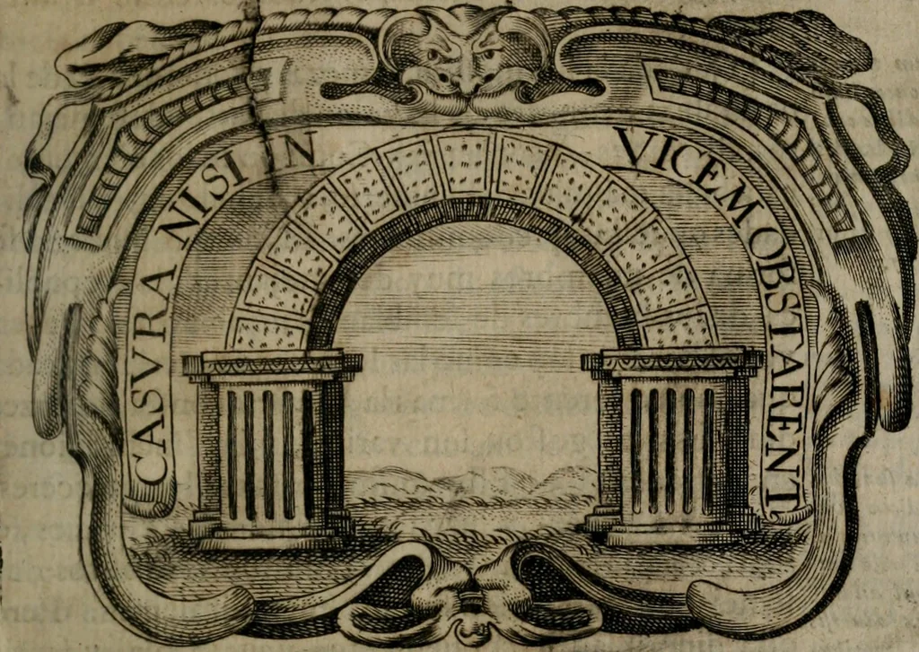 An illustration from Principe perfecto y ministros aiustados : documentos politicos, y morales en emblemas, 1662, leaf 400