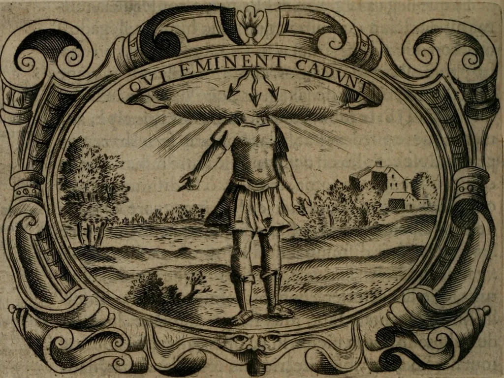 An illustration from Principe perfecto y ministros aiustados : documentos politicos, y morales en emblemas, 1662, leaf 431