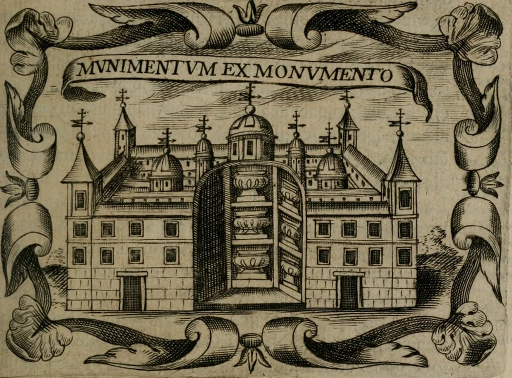 An illustration from Principe perfecto y ministros aiustados : documentos politicos, y morales en emblemas, 1662, leaf 450