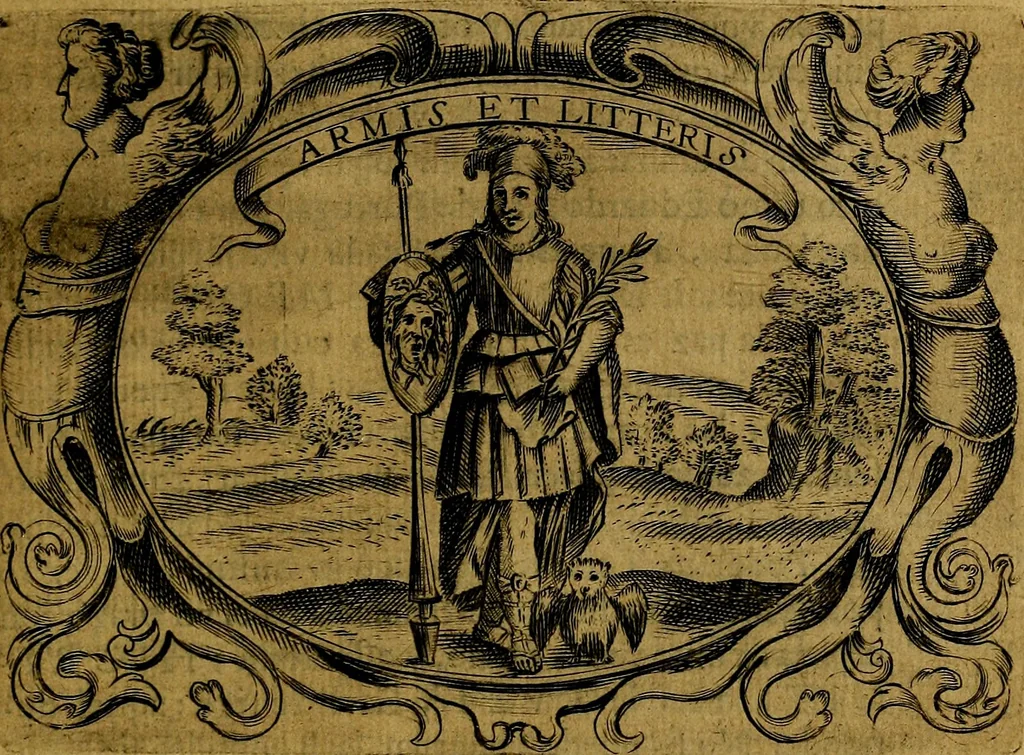 An illustration from Principe perfecto y ministros aivstados, docvmentos politicos, y morales. En emblemas, 1662, leaf 120