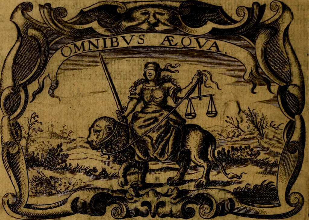 An illustration from Principe perfecto y ministros aivstados, docvmentos politicos, y morales. En emblemas, 1662, leaf 141