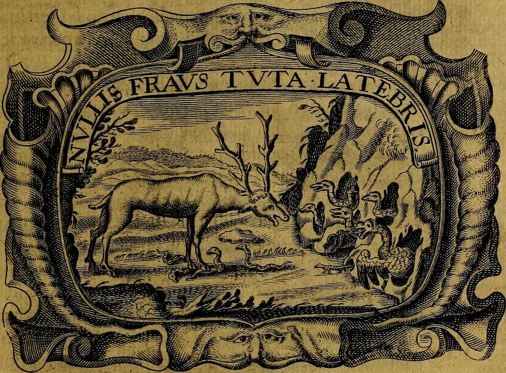 An illustration from Principe perfecto y ministros aivstados, docvmentos politicos, y morales. En emblemas, 1662, leaf 146