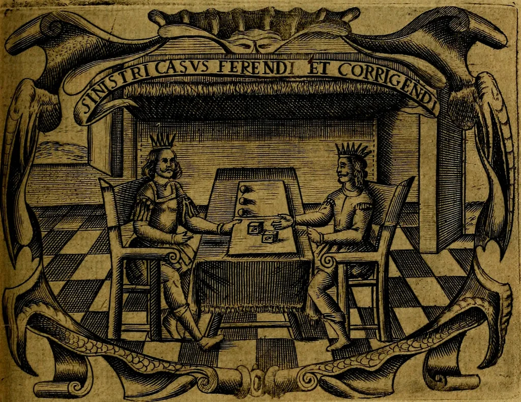 An illustration from Principe perfecto y ministros aivstados, docvmentos politicos, y morales. En emblemas, 1662, leaf 286