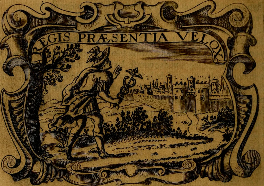 An illustration from Principe perfecto y ministros aivstados, docvmentos politicos, y morales. En emblemas, 1662, leaf 313