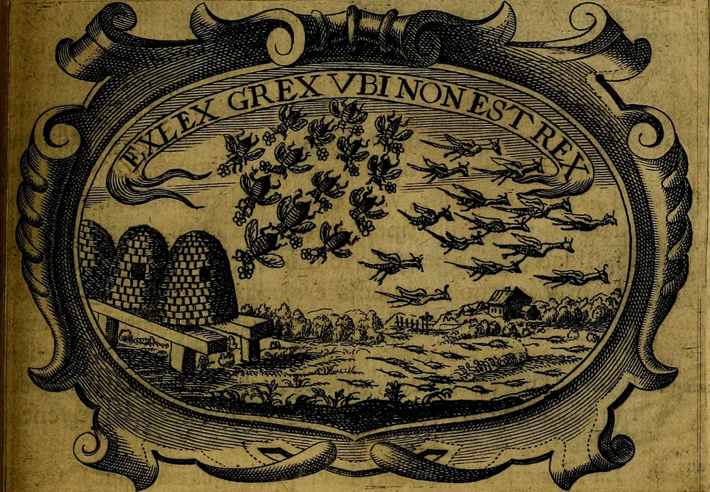 An illustration from Principe perfecto y ministros aivstados, docvmentos politicos, y morales. En emblemas, 1662, leaf 322