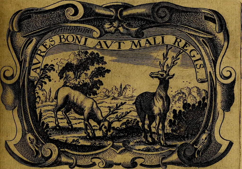 An illustration from Principe perfecto y ministros aivstados, docvmentos politicos, y morales. En emblemas, 1662, leaf 324