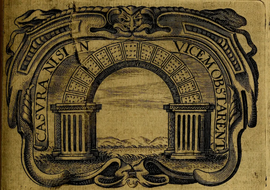 An illustration from Principe perfecto y ministros aivstados, docvmentos politicos, y morales. En emblemas, 1662, leaf 378