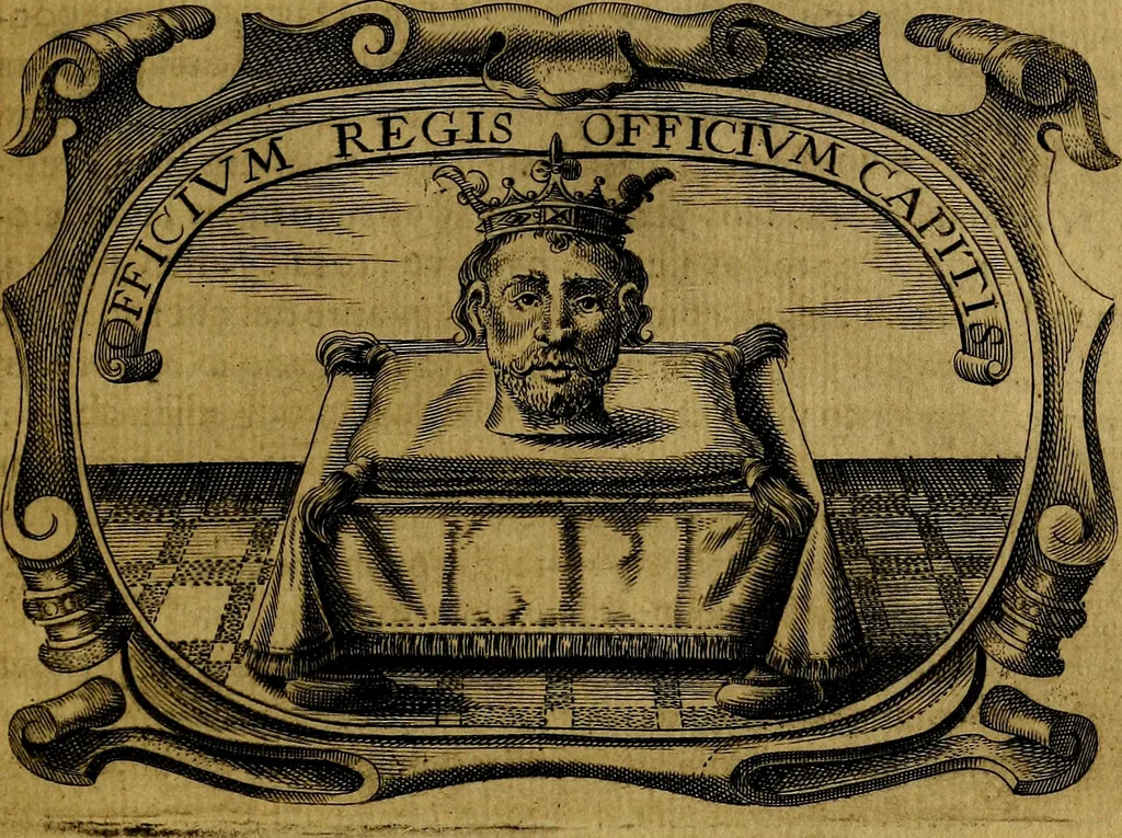 An illustration from Principe perfecto y ministros aivstados, docvmentos politicos, y morales. En emblemas, 1662, leaf 72