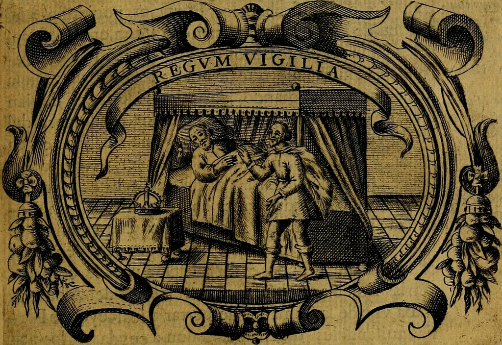 An illustration from Principe perfecto y ministros aivstados, docvmentos politicos, y morales. En emblemas, 1662, leaf 98