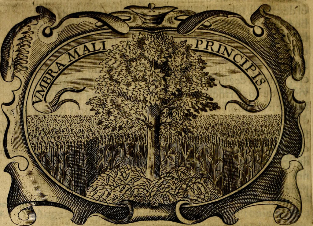 An illustration from Principe perfecto y ministros aivstados, docvmentos politicos, y morales. En emblemas, 1662, leaf 107