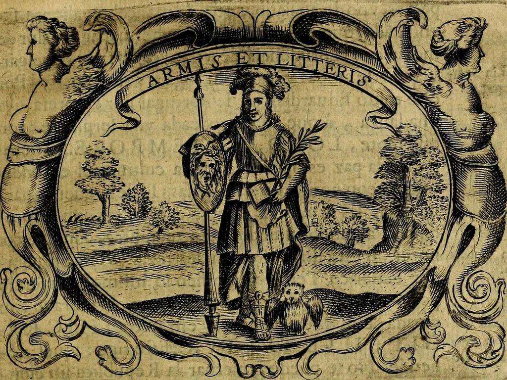 An illustration from Principe perfecto y ministros aivstados, docvmentos politicos, y morales. En emblemas, 1662, leaf 114