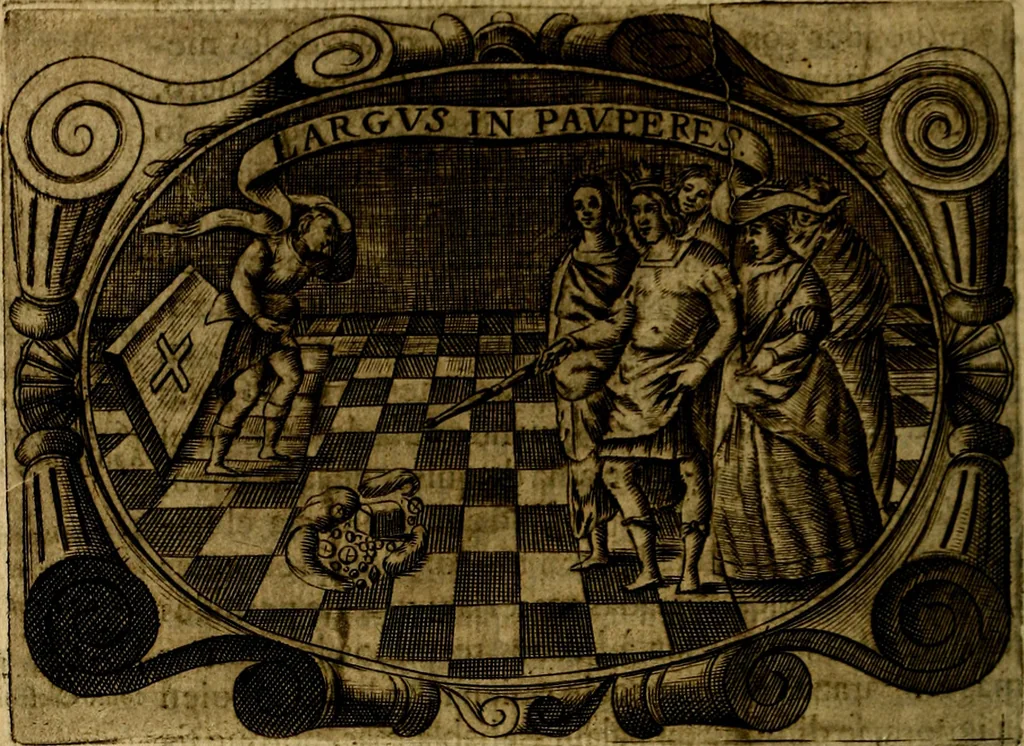 An illustration from Principe perfecto y ministros aivstados, docvmentos politicos, y morales. En emblemas, 1662, leaf 127