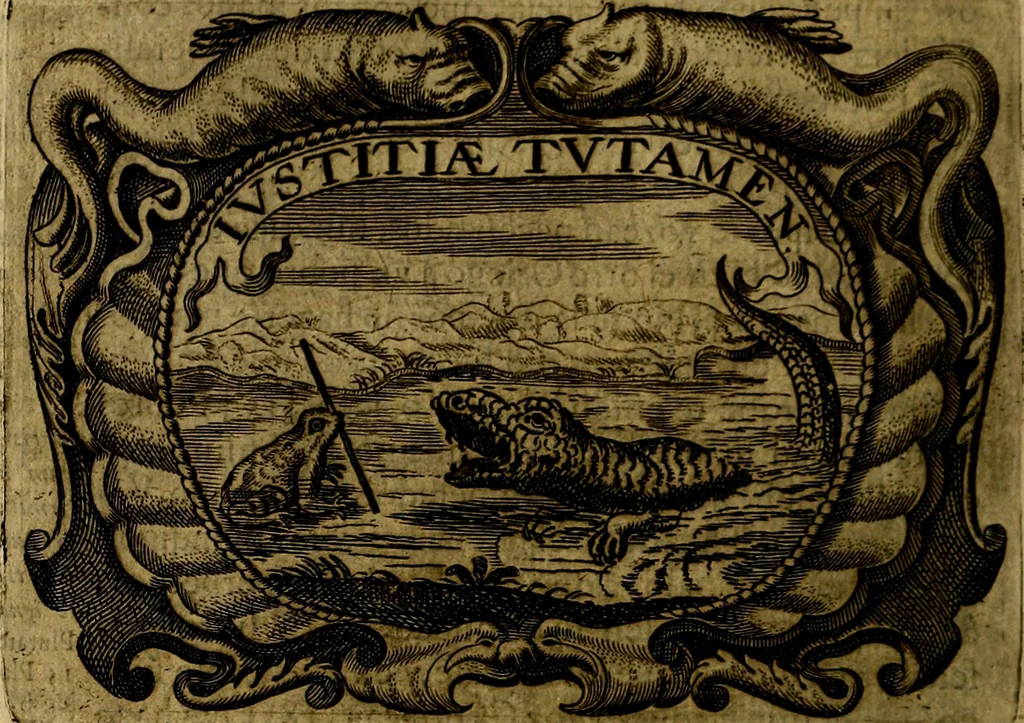 An illustration from Principe perfecto y ministros aivstados, docvmentos politicos, y morales. En emblemas, 1662, leaf 131