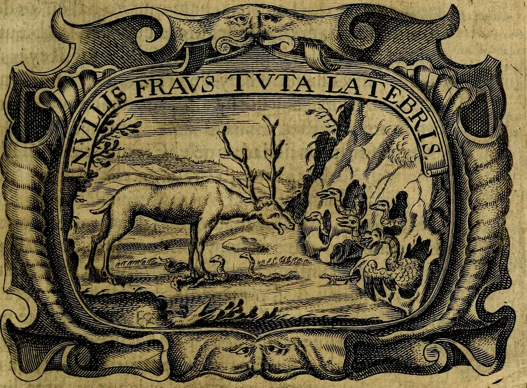An illustration from Principe perfecto y ministros aivstados, docvmentos politicos, y morales. En emblemas, 1662, leaf 140