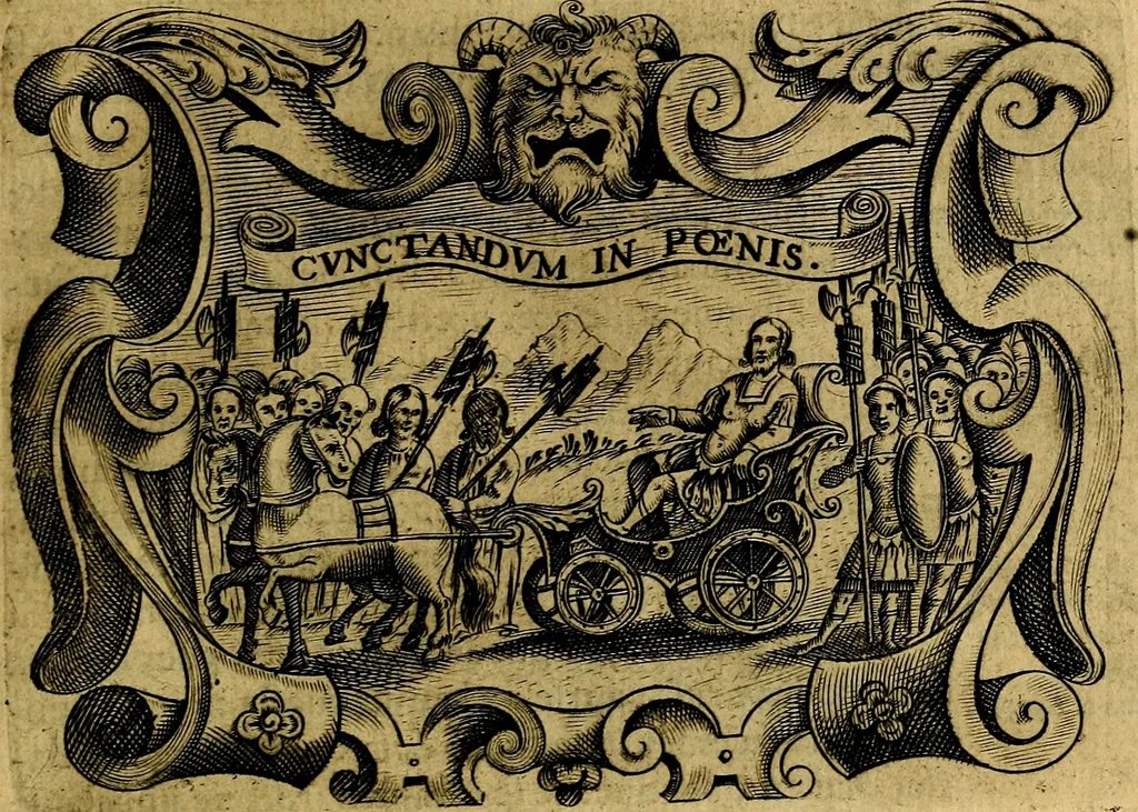 An illustration from Principe perfecto y ministros aivstados, docvmentos politicos, y morales. En emblemas, 1662, leaf 160