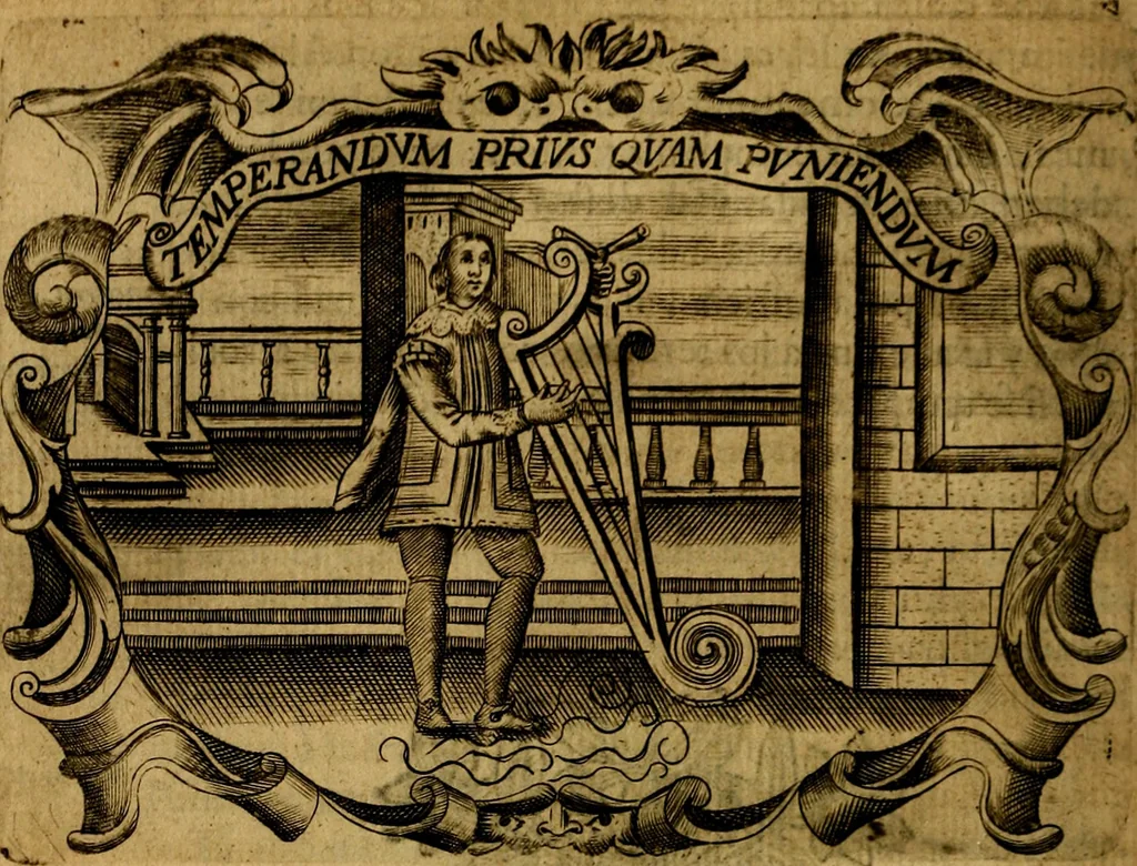 An illustration from Principe perfecto y ministros aivstados, docvmentos politicos, y morales. En emblemas, 1662, leaf 169