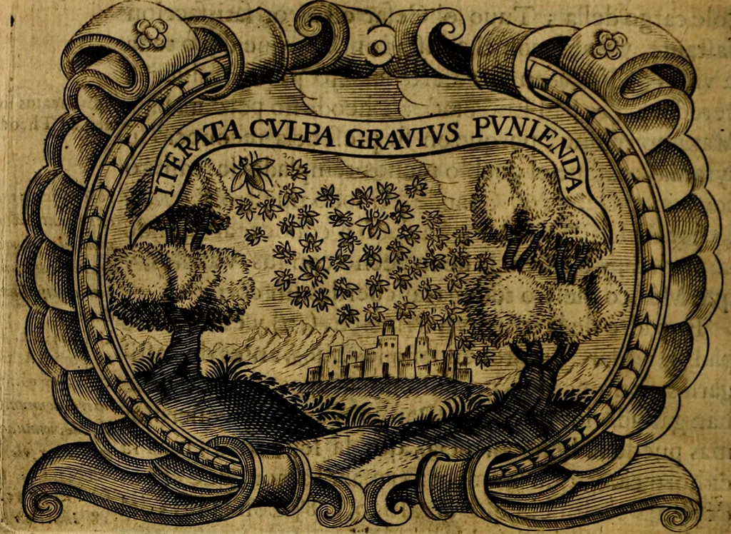 An illustration from Principe perfecto y ministros aivstados, docvmentos politicos, y morales. En emblemas, 1662, leaf 173