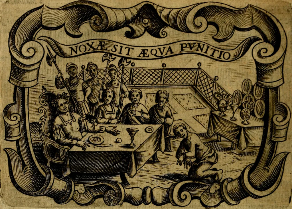 An illustration from Principe perfecto y ministros aivstados, docvmentos politicos, y morales. En emblemas, 1662, leaf 175