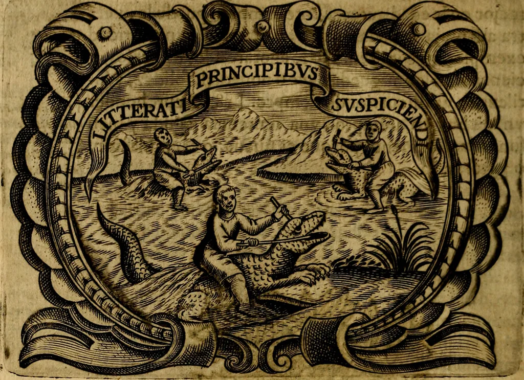 An illustration from Principe perfecto y ministros aivstados, docvmentos politicos, y morales. En emblemas, 1662, leaf 197