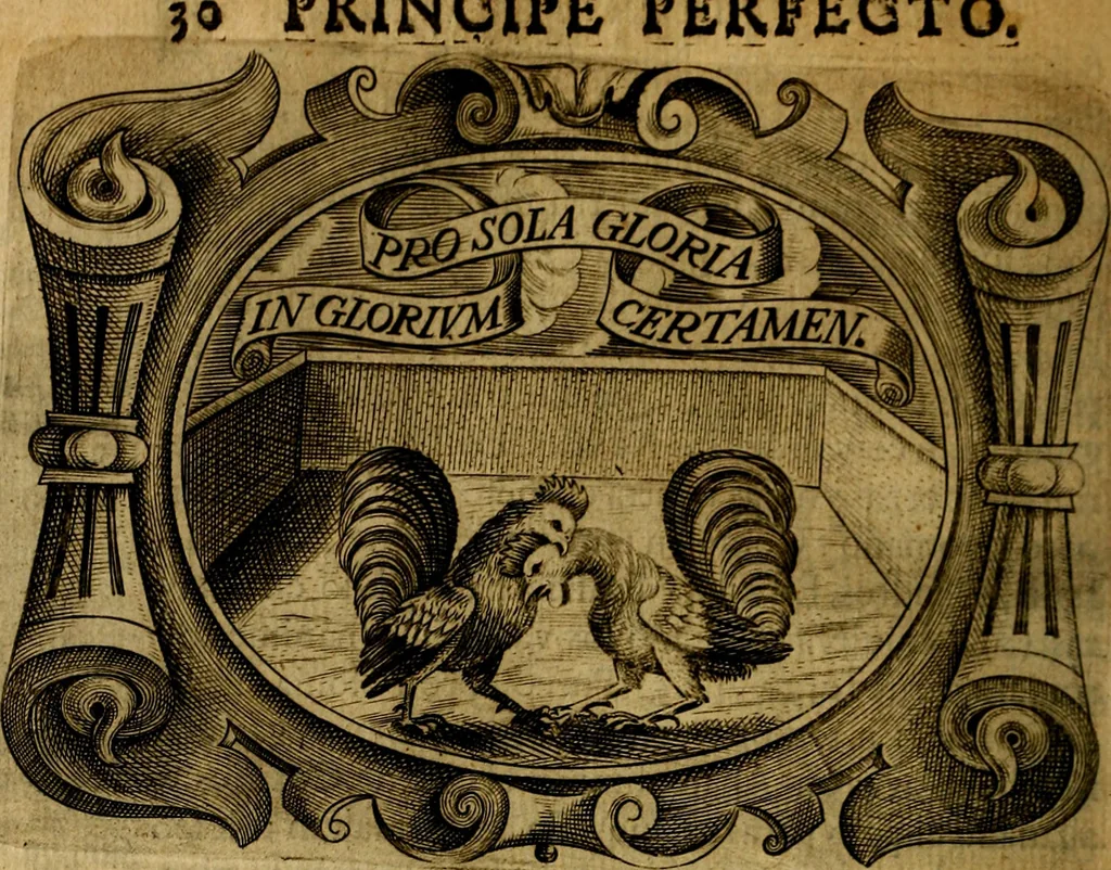 An illustration from Principe perfecto y ministros aivstados, docvmentos politicos, y morales. En emblemas, 1662, leaf 233