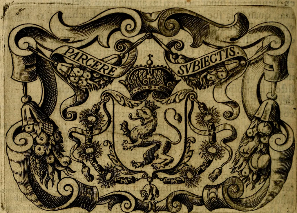 An illustration from Principe perfecto y ministros aivstados, docvmentos politicos, y morales. En emblemas, 1662, leaf 239