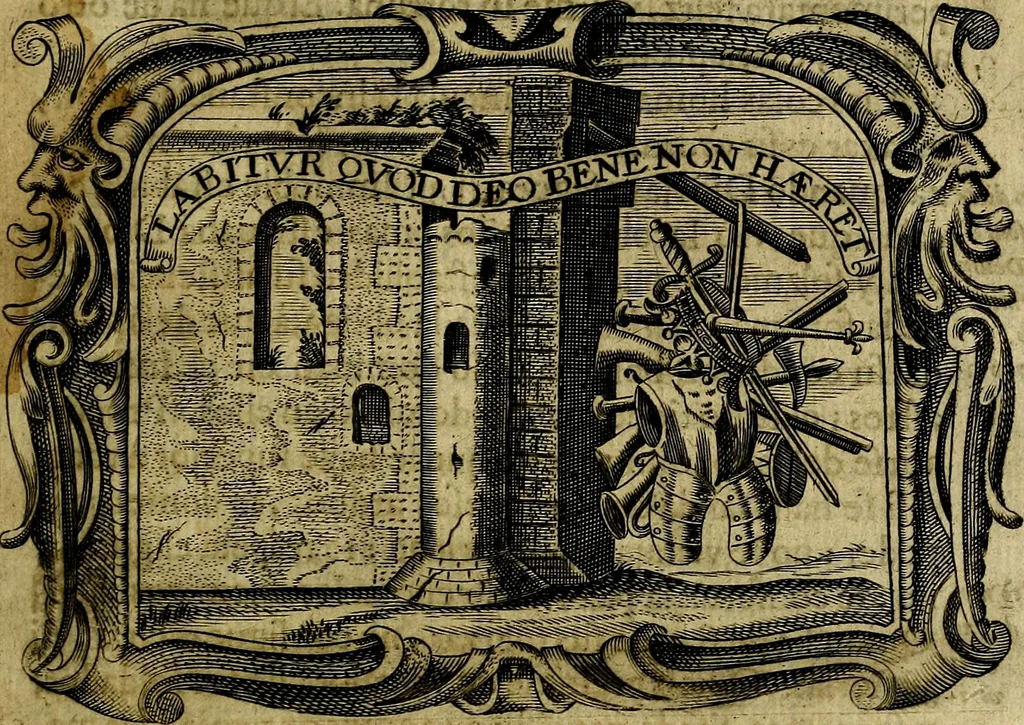 An illustration from Principe perfecto y ministros aivstados, docvmentos politicos, y morales. En emblemas, 1662, leaf 26