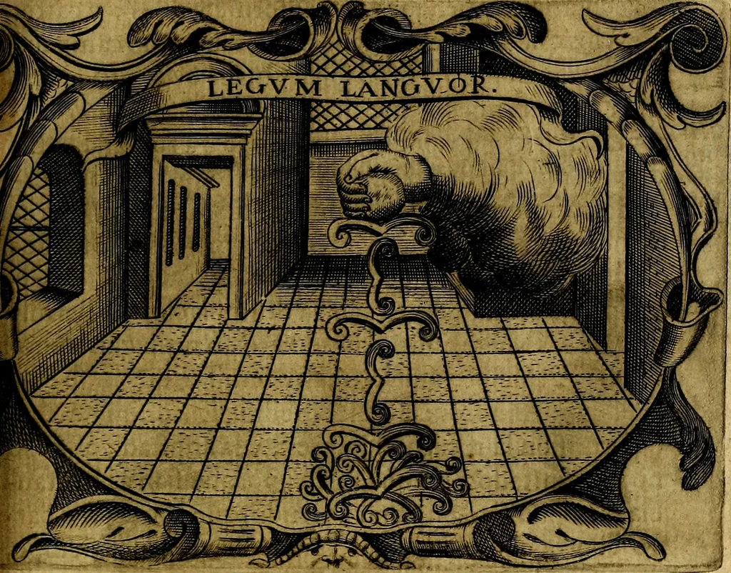 An illustration from Principe perfecto y ministros aivstados, docvmentos politicos, y morales. En emblemas, 1662, leaf 312