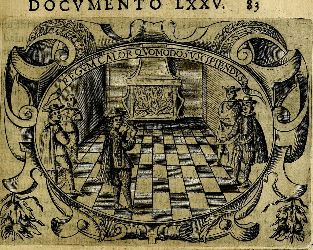 An illustration from Principe perfecto y ministros aivstados, docvmentos politicos, y morales. En emblemas, 1662, leaf 398