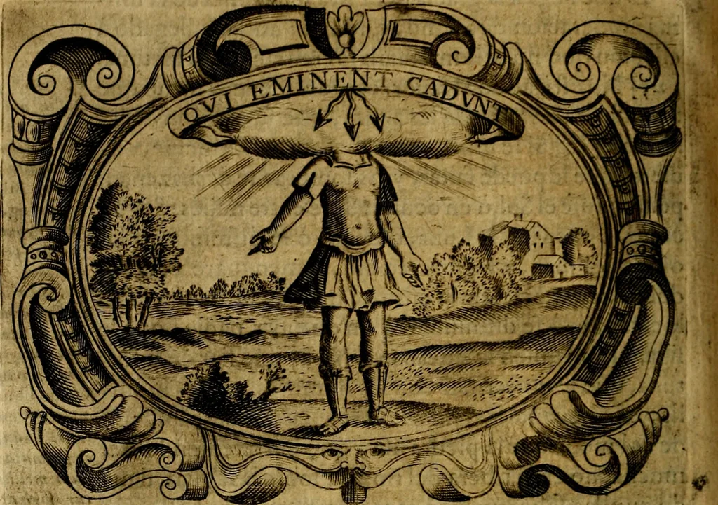 An illustration from Principe perfecto y ministros aivstados, docvmentos politicos, y morales. En emblemas, 1662, leaf 403