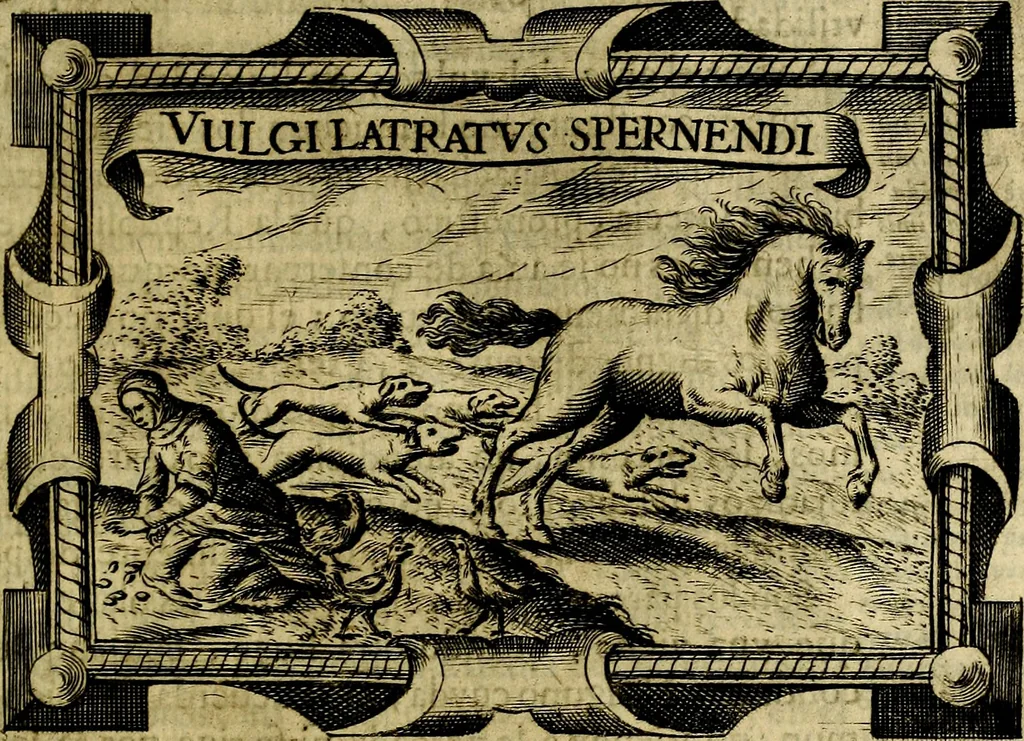 An illustration from Principe perfecto y ministros aivstados, docvmentos politicos, y morales. En emblemas, 1662, leaf 412