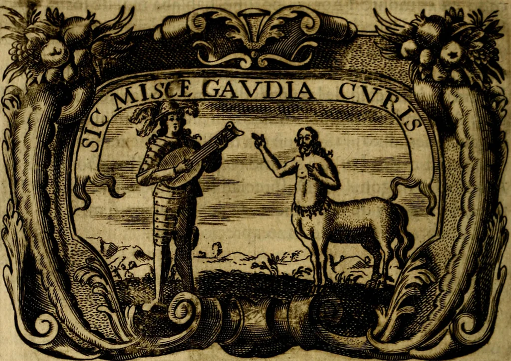 An illustration from Principe perfecto y ministros aivstados, docvmentos politicos, y morales. En emblemas, 1662, leaf 417
