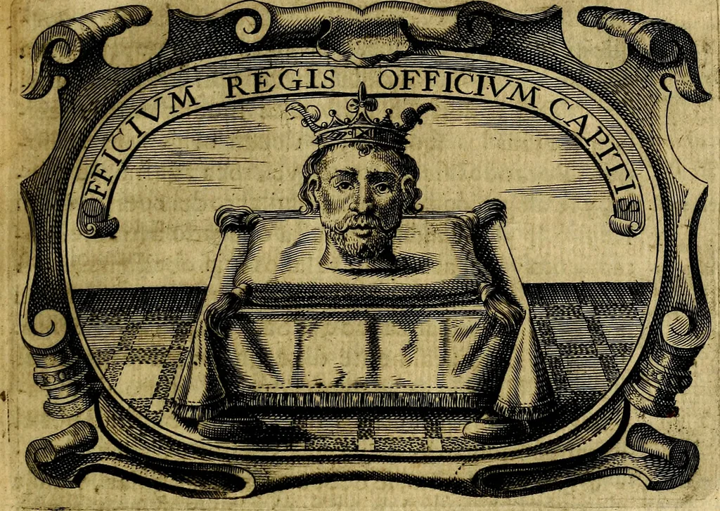 An illustration from Principe perfecto y ministros aivstados, docvmentos politicos, y morales. En emblemas, 1662, leaf 66