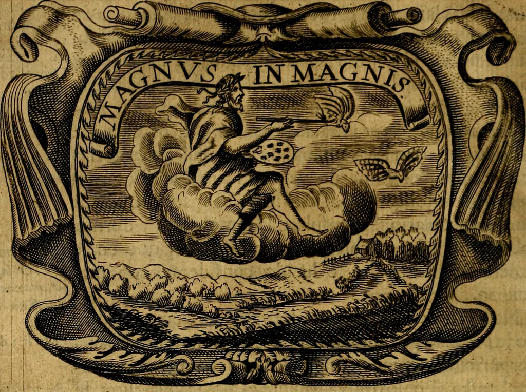 An illustration from Principe perfecto y ministros aivstados, docvmentos politicos, y morales. En emblemas, 1662, leaf 97