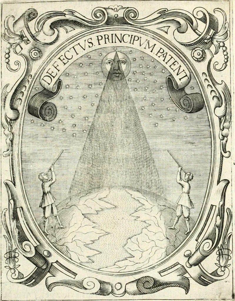 An illustration from Idea de vn principe politico christiano : representada en cien empresas, 1640, leaf 100