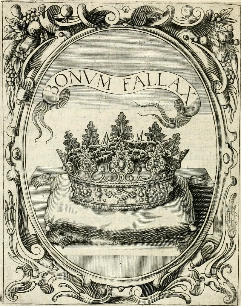 An illustration from Idea de vn principe politico christiano : representada en cien empresas, 1640, leaf 137