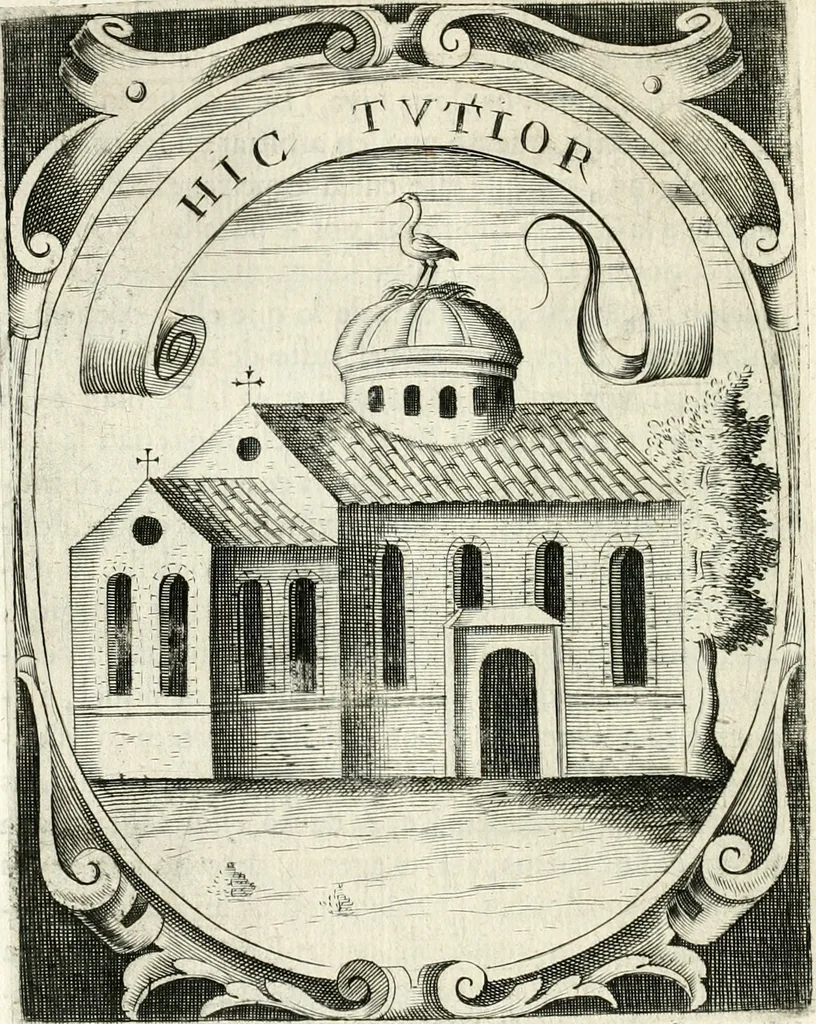 An illustration from Idea de vn principe politico christiano : representada en cien empresas, 1640, leaf 175