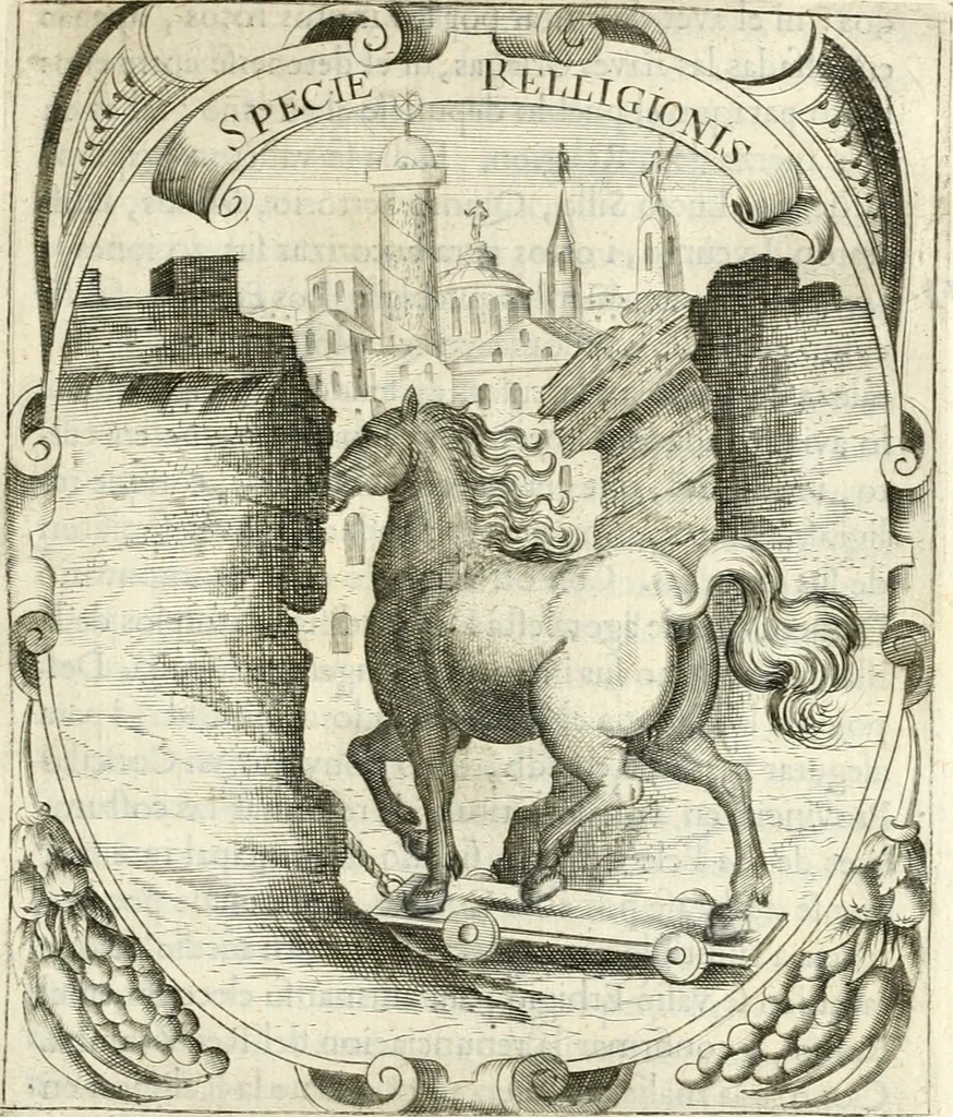 An illustration from Idea de vn principe politico christiano : representada en cien empresas, 1640, leaf 186