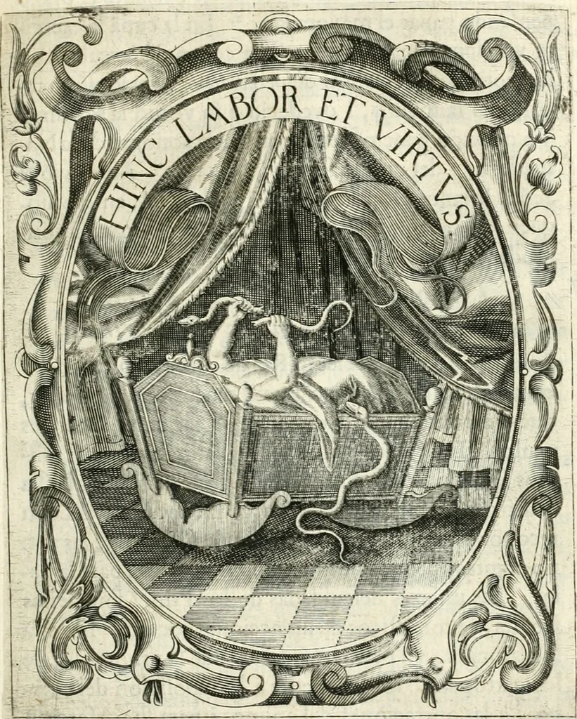 An illustration from Idea de vn principe politico christiano : representada en cien empresas, 1640, leaf 20