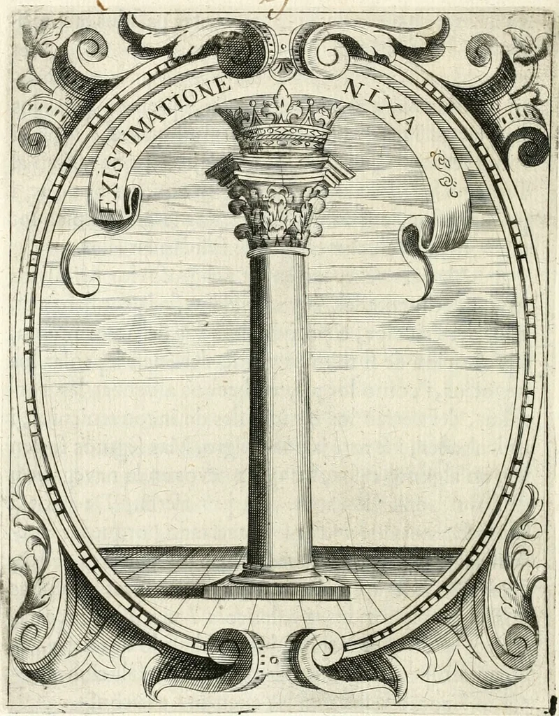 An illustration from Idea de vn principe politico christiano : representada en cien empresas, 1640, leaf 213