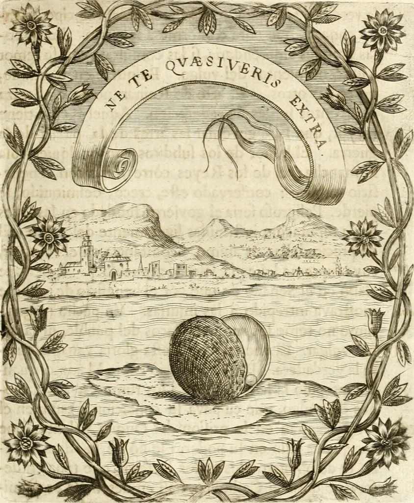 An illustration from Idea de vn principe politico christiano : representada en cien empresas, 1640, leaf 220